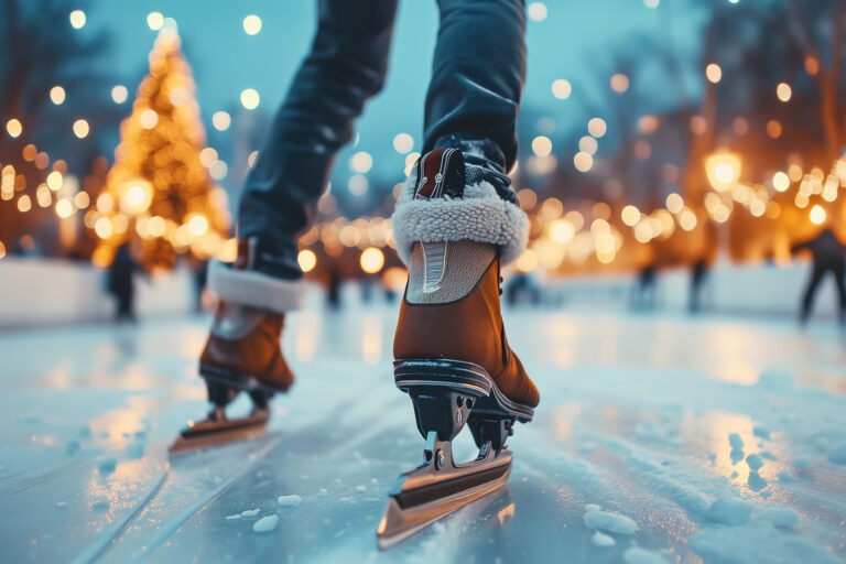 Ice skating