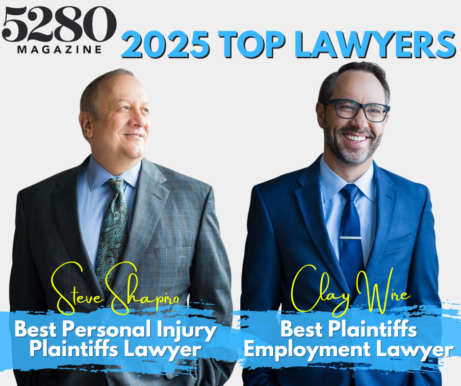 5280’s 2025 Top Lawyers Steve Shapiro and Clay Wire